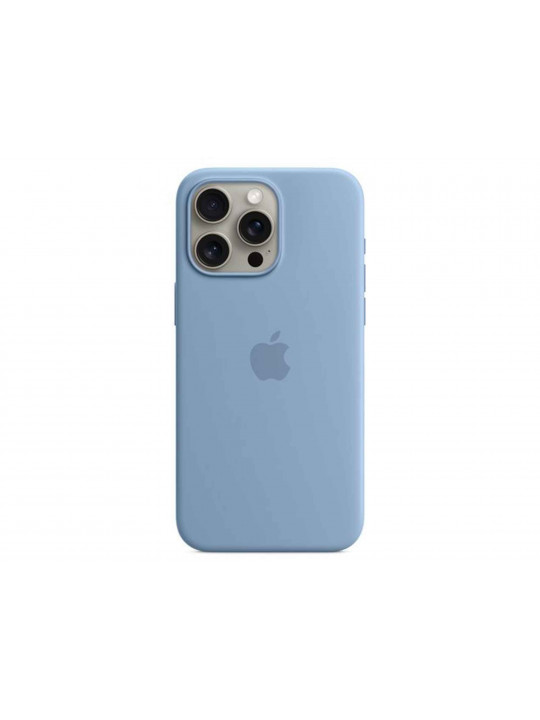 Чехлы для смартфонов APPLE iPhone 15 Pro Max Silicone Case with MagSafe (Winter Blue) (MT1Y3ZM/A)