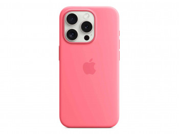 Cover for smartphone APPLE iPhone 15 Pro Silicone Case With MagSafe (Pink) (MWNJ3ZM/A)