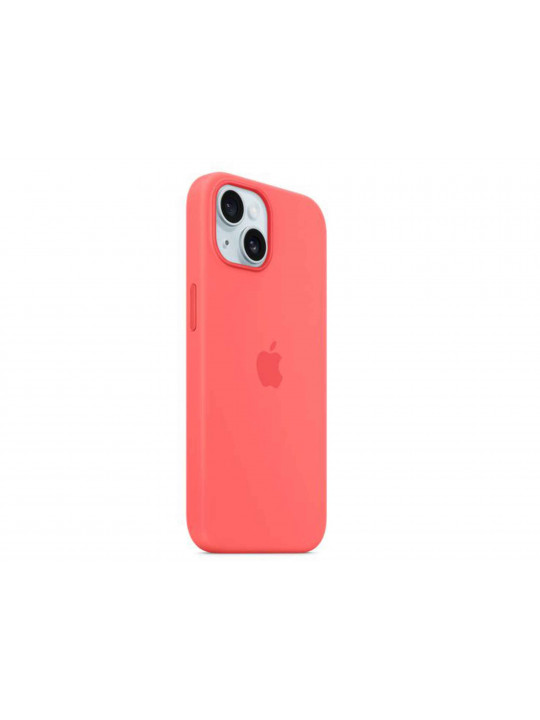 Cover for smartphone APPLE iPhone 15 Silicone Case With MagSafe (Guava) (MT0V3ZM/A)