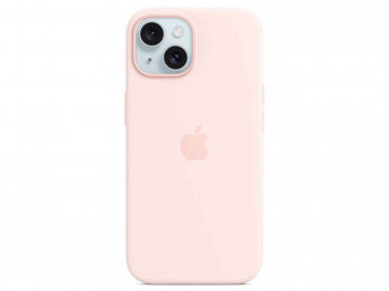 Հեռախոսի պատյան APPLE iPhone 15 Silicone Case With MagSafe (Light Pink) (MT0U3ZM/A)