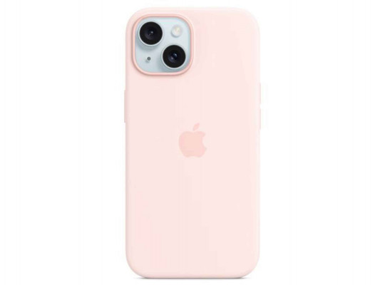 Cover for smartphone APPLE iPhone 15 Silicone Case With MagSafe (Light Pink) (MT0U3ZM/A)