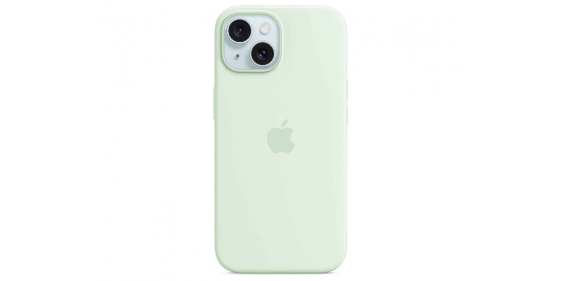 Հեռախոսի պատյան APPLE iPhone 15 Silicone Case With MagSafe (Soft Mint) (MWNC3ZM/A)