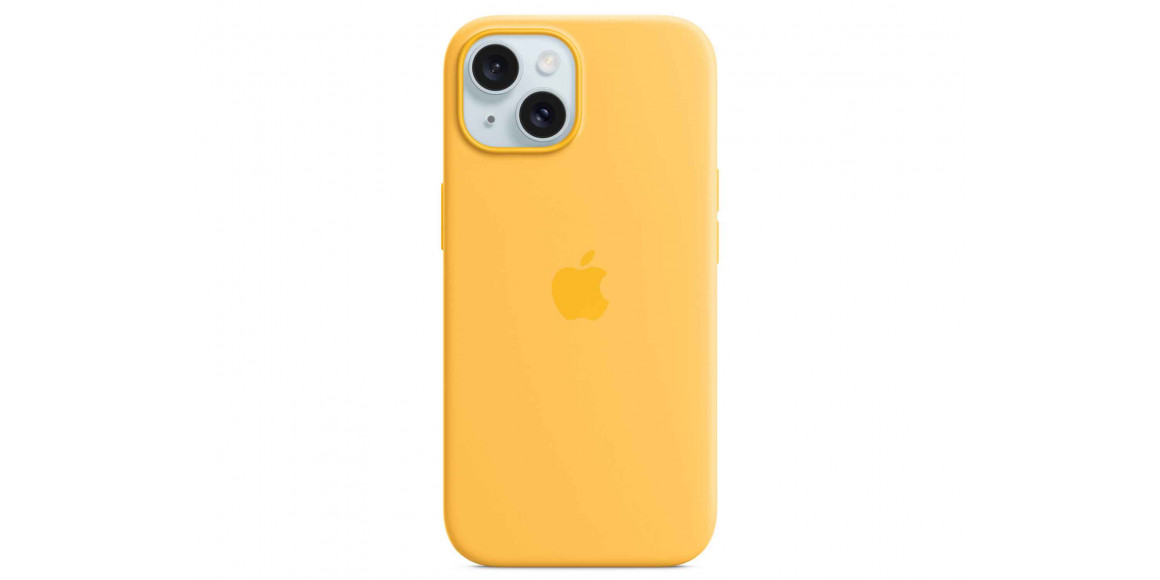 Cover for smartphone APPLE iPhone 15 Silicone Case With MagSafe (Sunshine) (MWNA3ZM/A)