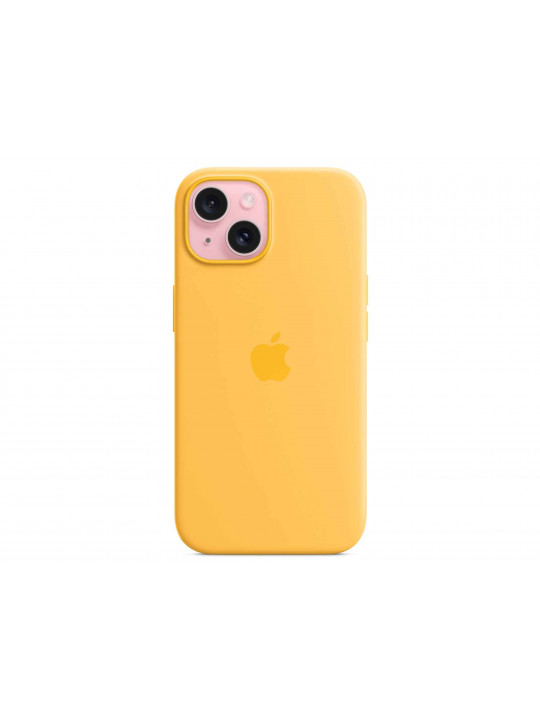 Հեռախոսի պատյան APPLE iPhone 15 Silicone Case With MagSafe (Sunshine) (MWNA3ZM/A)