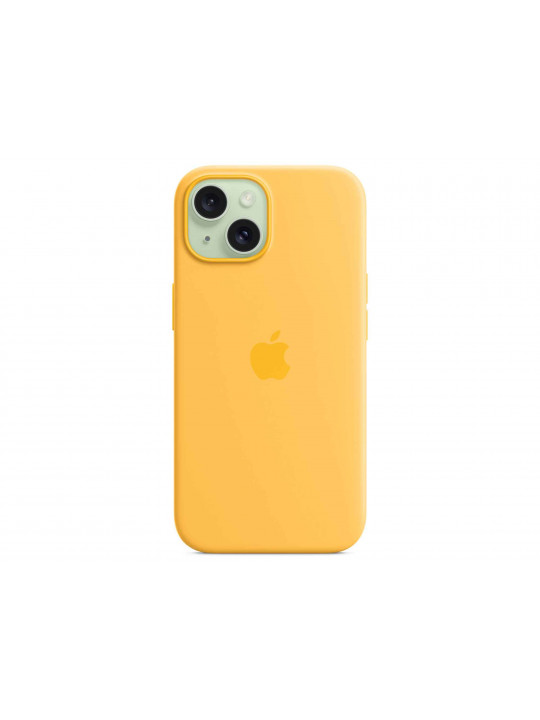 Հեռախոսի պատյան APPLE iPhone 15 Silicone Case With MagSafe (Sunshine) (MWNA3ZM/A)