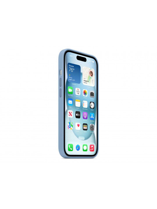 Чехлы для смартфонов APPLE iPhone 15 Silicone Case With MagSafe (Winter Blue) (MT0Y3ZM/A)