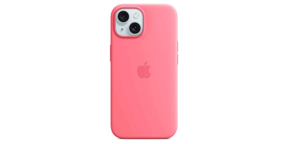 Հեռախոսի պատյան APPLE iPhone 15 Silicone Case with MagSafe (Pink) (MWN93ZM/A)