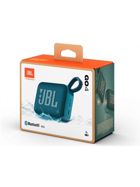 Bluetooth բարձրախոս JBL GO 4 (BLUE) 