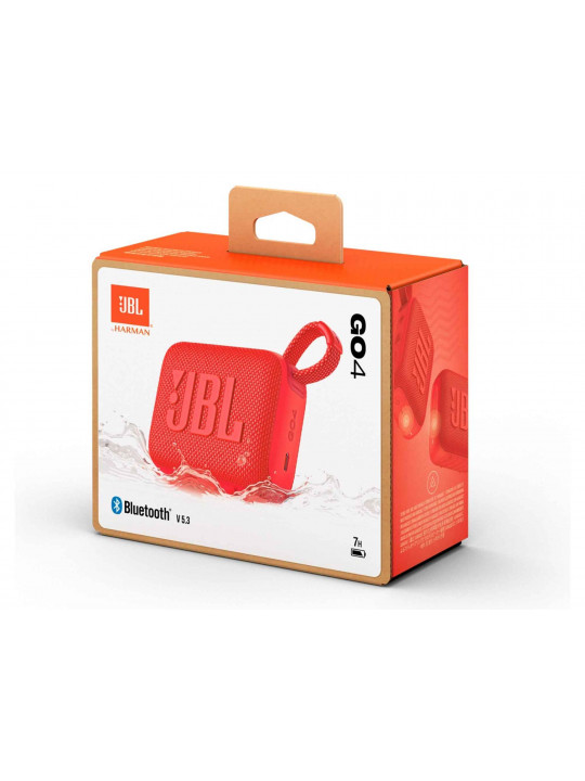 Bluetooth բարձրախոս JBL GO 4 (RD) 