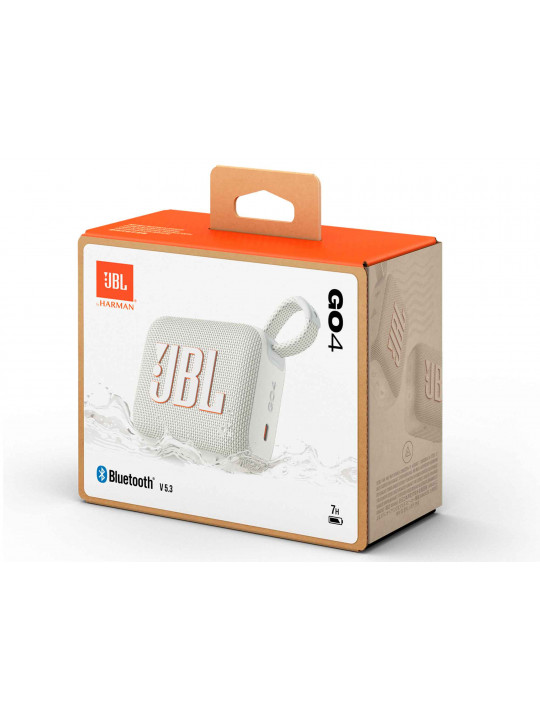 Bluetooth բարձրախոս JBL GO 4 (WH) 