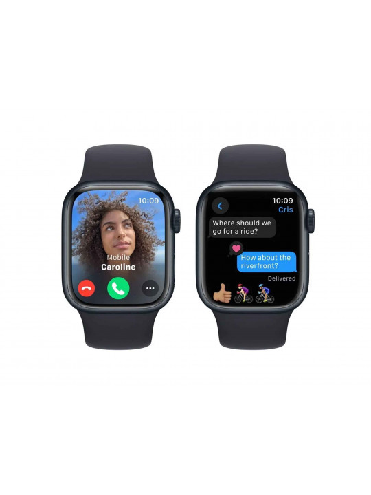 Սմարթ ժամացույց APPLE WATCH SERIES 9 45MM GPS MIDNIGHT SPORT BAND (MR9A3QR/A)