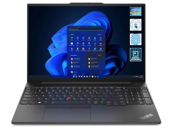 Նոթբուք LENOVO ThinkPad E16 Gen1 (i5-1335U) 16 8GB 512GB MX550-2GB (Black)+BAG (21JN001QGP) 