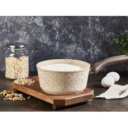 Casserols FALEZ CRE3047 CREAMY 16CM MILK POT 
