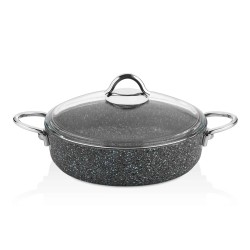 Casserols FALEZ PDR1014 PEDRA GREY LINE S.S HANDLE SAUCEPAN IND.30CM 