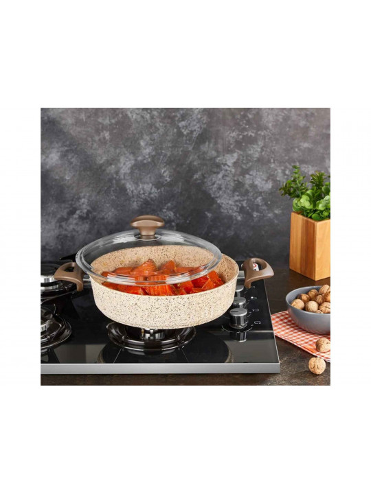 Կաթսաներ FALEZ CRE3007 CREAMY 24CM SAUCEPAN 