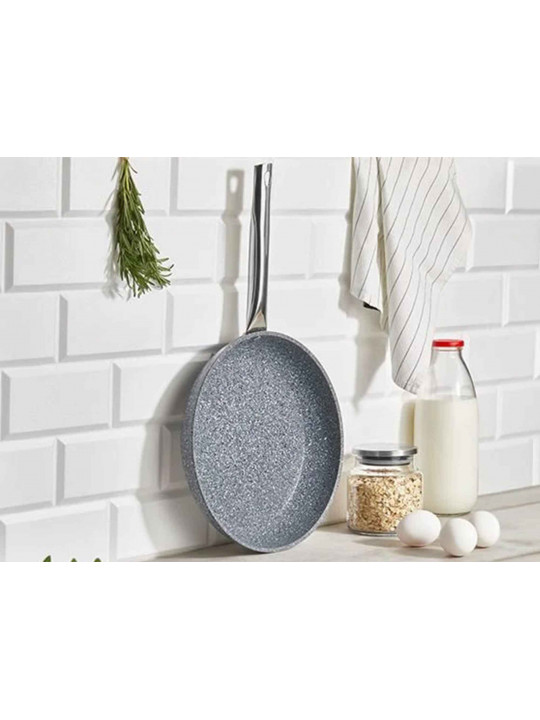 Frypan FALEZ PDR1005 PEDRA GREY S.S HANDLE IND. 28CM 