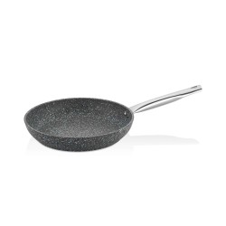 Сковорода FALEZ PDR1005 PEDRA GREY S.S HANDLE IND. 28CM 