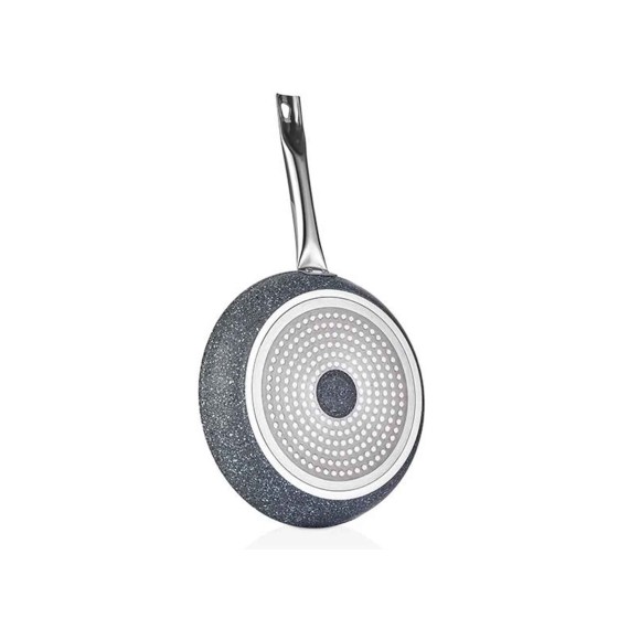 Сковорода FALEZ PDR1005 PEDRA GREY S.S HANDLE IND. 28CM 
