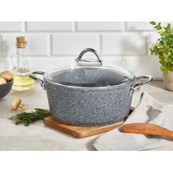 Casserols FALEZ PDR1008 PEDRA GREY LINE S.S HANDLE IND.22CM 