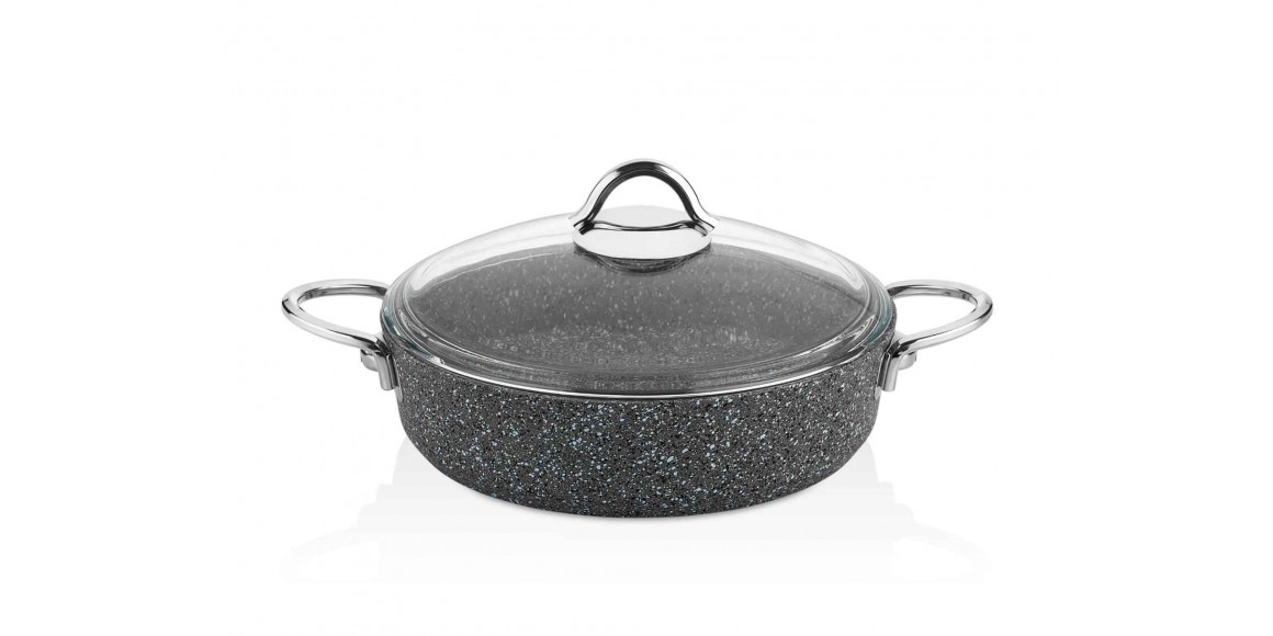 Կաթսաներ FALEZ PDR1012 PEDRA GREY LINE S.S HANDLE SAUCEPAN IND.26CM 