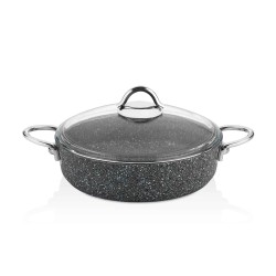 Casserols FALEZ PDR1012 PEDRA GREY LINE S.S HANDLE SAUCEPAN IND.26CM 