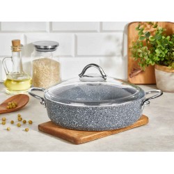 Casserols FALEZ PDR1013 PEDRA GREY LINE S.S HANDLE SAUCEPAN IND.28CM 