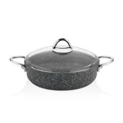 Casserols FALEZ PDR1013 PEDRA GREY LINE S.S HANDLE SAUCEPAN IND.28CM 