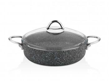 Кастрюли FALEZ PDR1013 PEDRA GREY LINE S.S HANDLE SAUCEPAN IND.28CM 