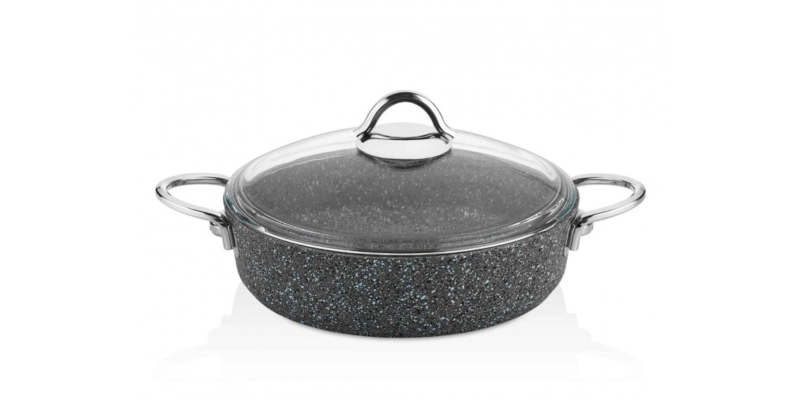 Կաթսաներ FALEZ PDR1011 PEDRA GREY LINE S.S HANDLE SAUCEPAN IND.24CM 