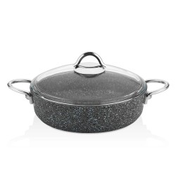 Casserols FALEZ PDR1011 PEDRA GREY LINE S.S HANDLE SAUCEPAN IND.24CM 