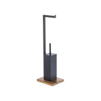Bath accessories UNISTOR RICHARD WITH T.BRUSH BLACK (212970)