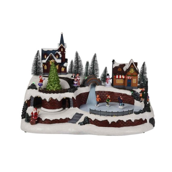 Новогодные декоративные аксессуары KOOPMAN XMAS SCENE 41X27CM (ABG101100)