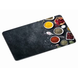 Chopping board KESPER 36362 GLASS SPICE 28.5x19CM 