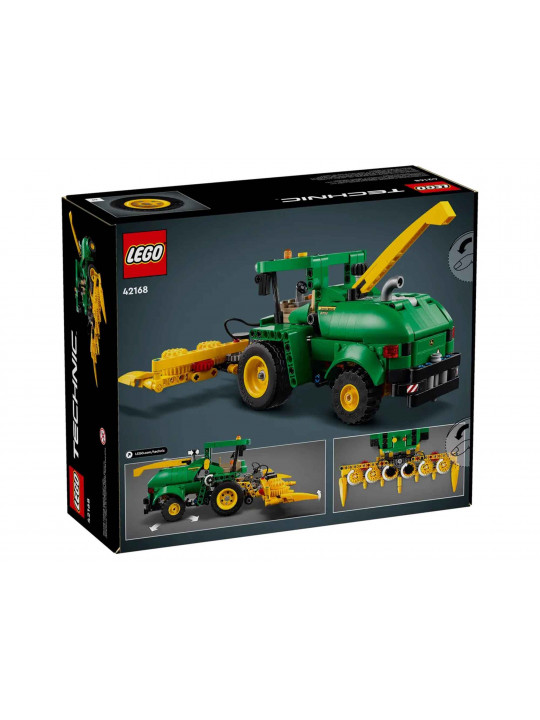Կոնստրուկտոր LEGO 42168 TECHNIC JOHN DEERE 9700 Անասնակեր Հավաքող Մեքենա 