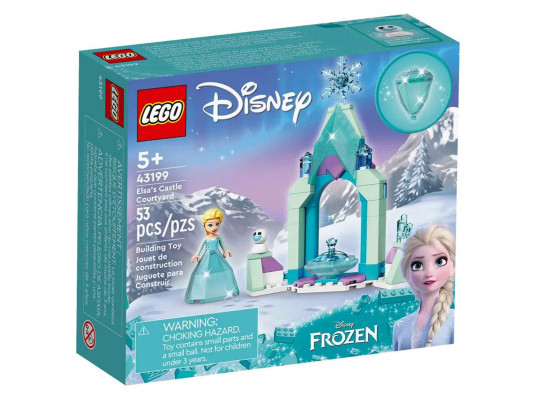 Blocks LEGO 43199 DISNEY PRINCESS Էլզայի ամրոցի բակը 