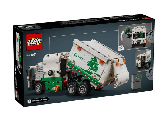 Blocks LEGO 42167 TECHNIC Էլեկտրական Աղբատար Մեքենա MACK LR 