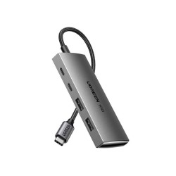 Usb-hub UGREEN 5-in-1 2x3.2 USB-A 2x3.2 Type-C (30758)
