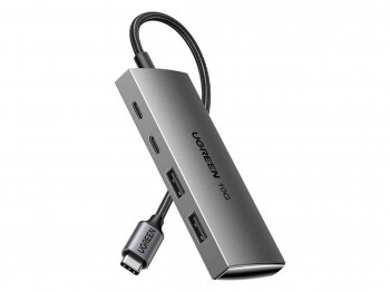 Usb-узел UGREEN 5-in-1 2x3.2 USB-A 2x3.2 Type-C (30758)