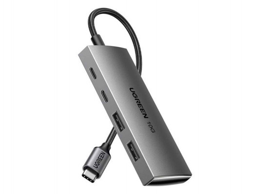 Usb-узел UGREEN 5-in-1 2x3.2 USB-A 2x3.2 Type-C (30758)