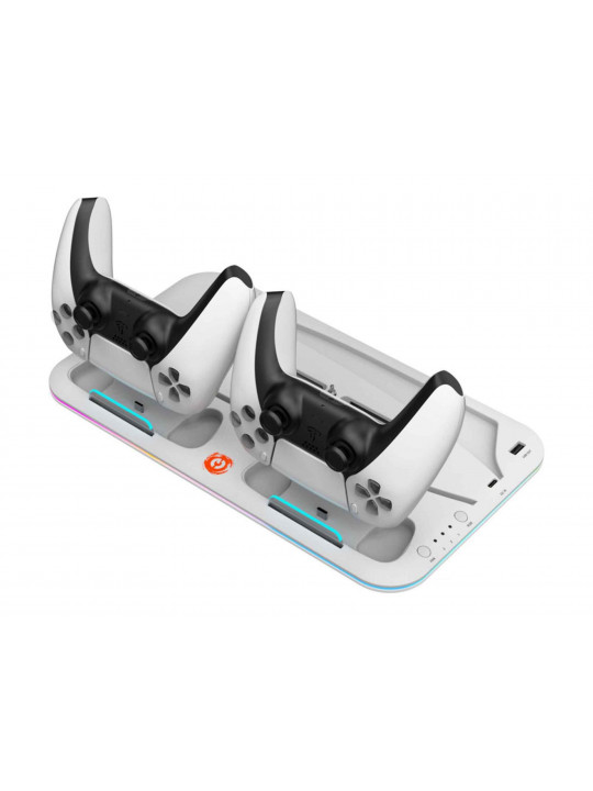 Cooling pad CANYON CS-PS5 PS and joysticks charger stand (White) (CND-CSPS5W)