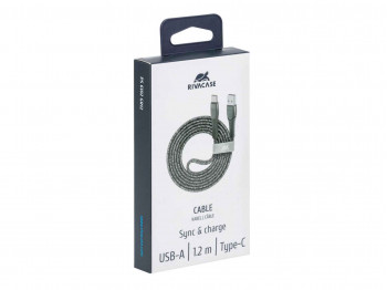 Кабель RIVACASE PS6102 USB-A to Type-C 1.2m (GR) 