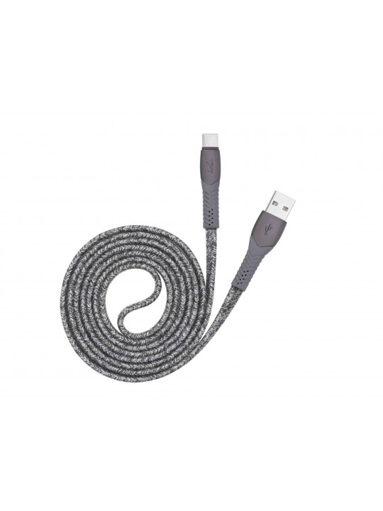 Մալուխ RIVACASE PS6102 USB-A to Type-C 1.2m (GR) 