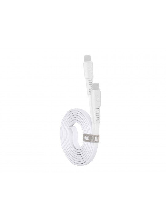 Cable RIVACASE PS6005 WT12 Type-C to Type-C 1.2m (WH) 