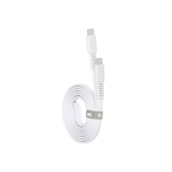 Մալուխ RIVACASE PS6005 WT12 Type-C to Type-C 1.2m (WH) 