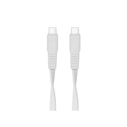 Cable RIVACASE PS6005 WT12 Type-C to Type-C 1.2m (WH) 
