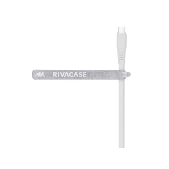 Մալուխ RIVACASE PS6005 WT12 Type-C to Type-C 1.2m (WH) 