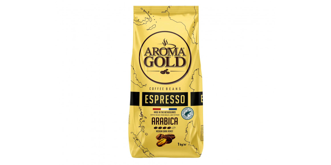 Հատիկավոր սուրճ AROMA GOLD ESPRESSO (1000g)