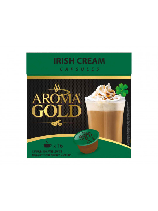 Coffee capsules AROMA GOLD IRISH CREAM (16PSC)