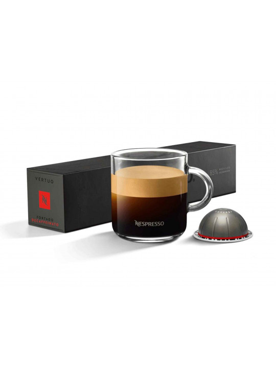 Кофе капсулы NESPRESSO VERTUO FORTADO DECAFFEINATO 