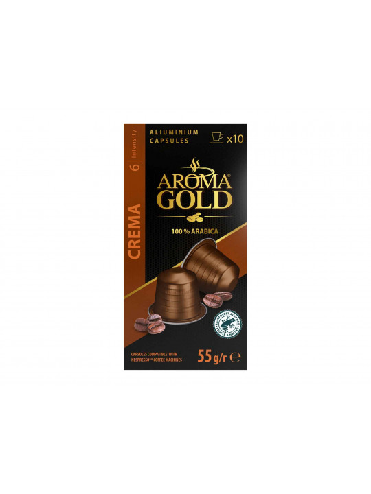 Coffee capsules AROMA GOLD CREAM (10PSC)